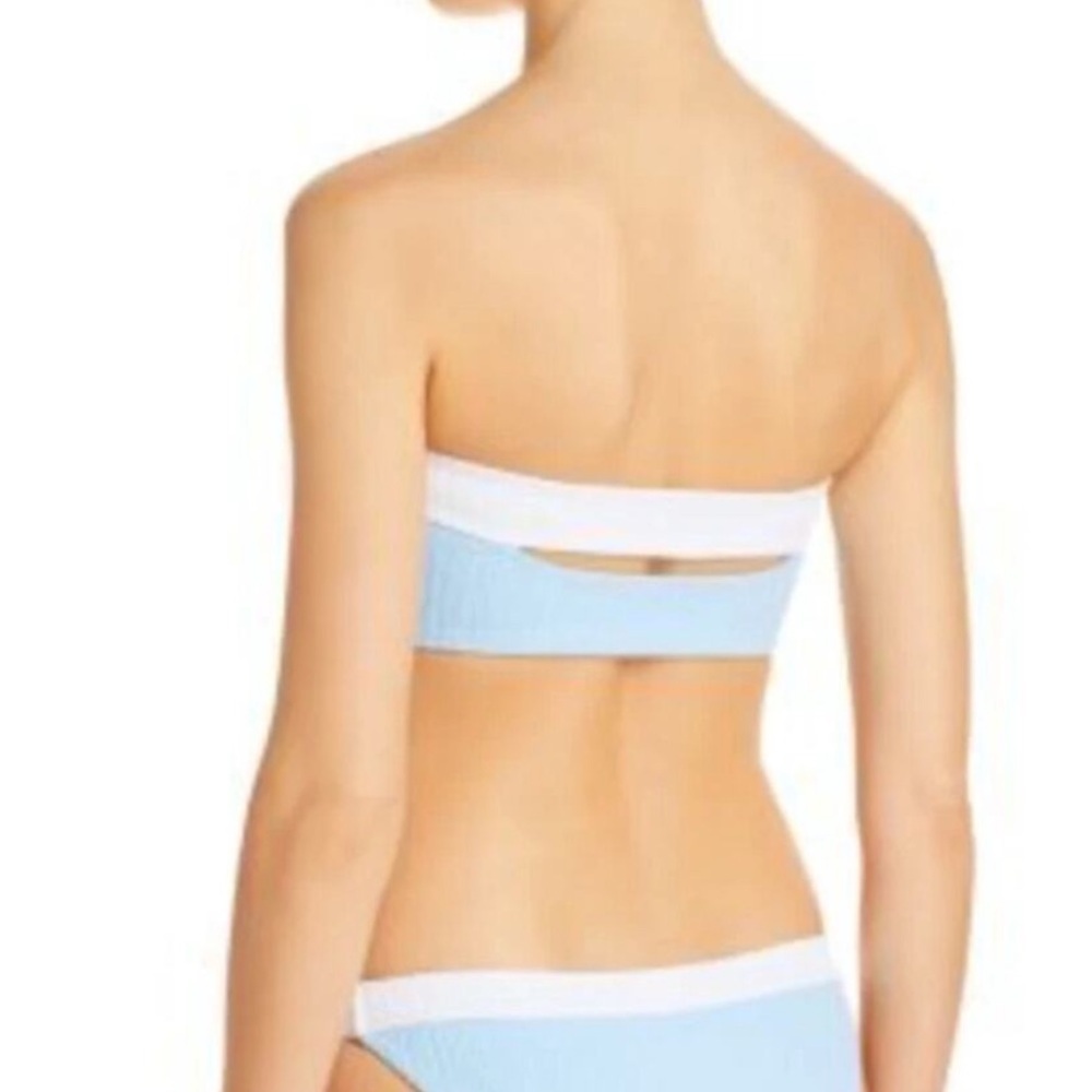 Onia Camila ribbed cutout bandeau bikini top size xs - Picture 3 of 9